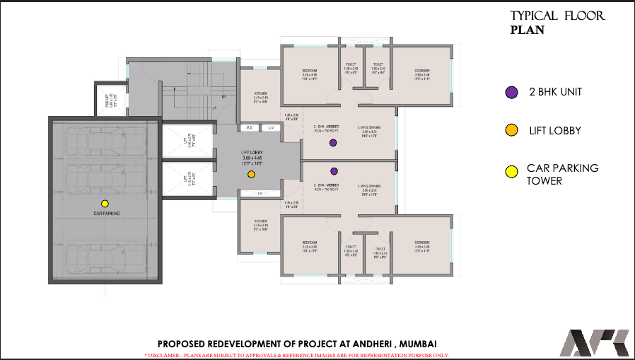 Andheri floor plan layout 4